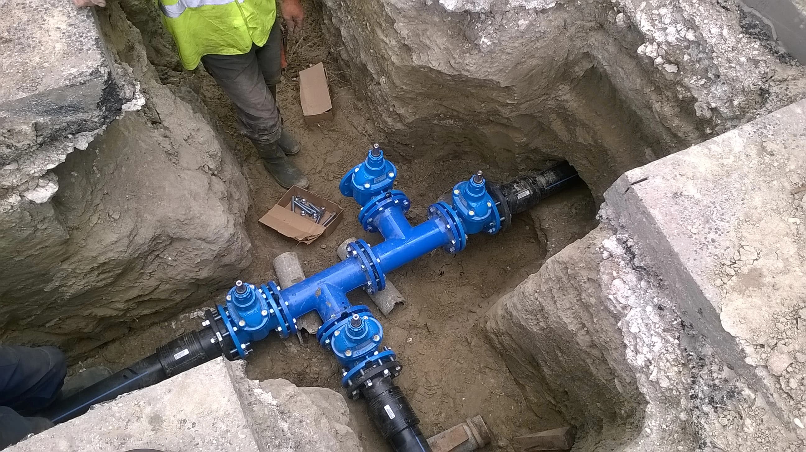 Helyreállítási és mélyépítési feladat a projekt végén